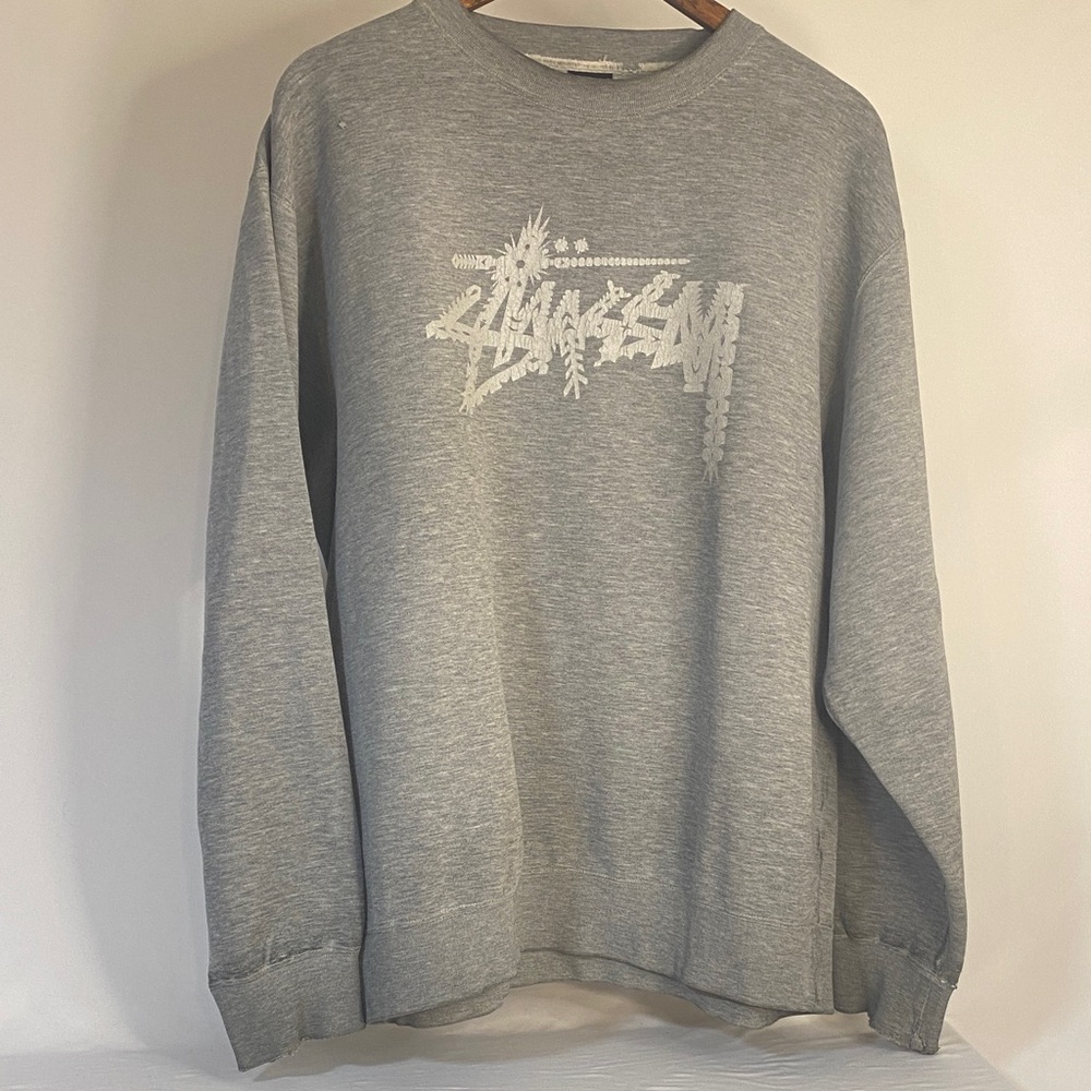 VTG Stussy Grey Sweatshirt Oversized
